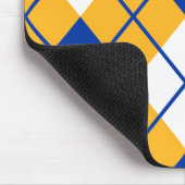 サンノゼの州のSpartansのアーガイル マウスパッド (コーナー)