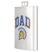 サンノゼの州のSpartansのパパ フラスク (左)