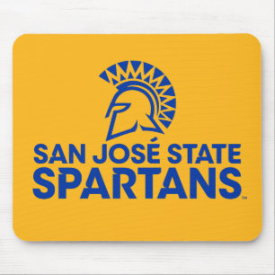 サンノゼの州のSpartansのロゴWordmark マウスパッド