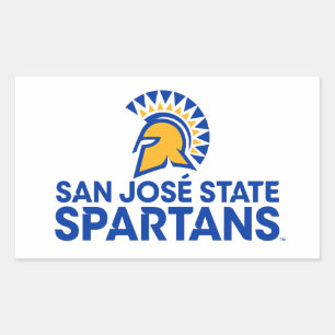 サンノゼの州のSpartansのロゴWordmark 長方形シール
