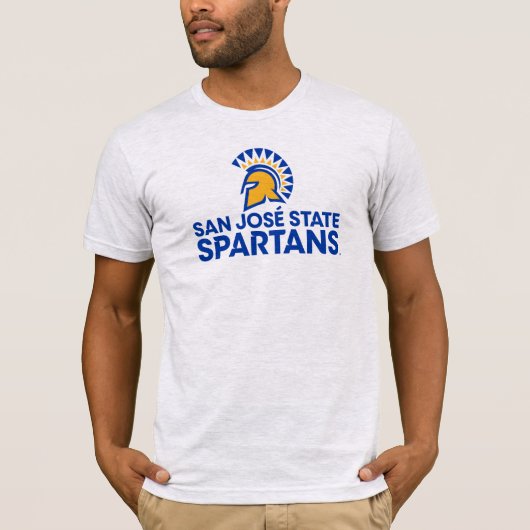サンノゼの州のSpartansのロゴWordmark Tシャツ (正面)