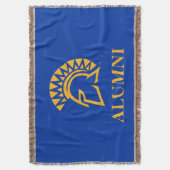 サンノゼの州のSpartansの卒業生 スローブランケット (正面縦)