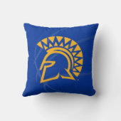 サンノゼの州のSpartansの州のバスケットボール クッション (裏面)