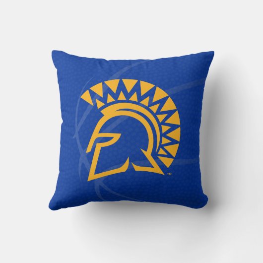 サンノゼの州のSpartansの州のバスケットボール クッション (裏面)