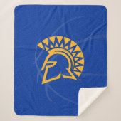 サンノゼの州のSpartansの州のバスケットボール シェルパブランケット (正面)
