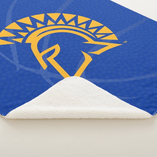 サンノゼの州のSpartansの州のバスケットボール シェルパブランケット (3/4)