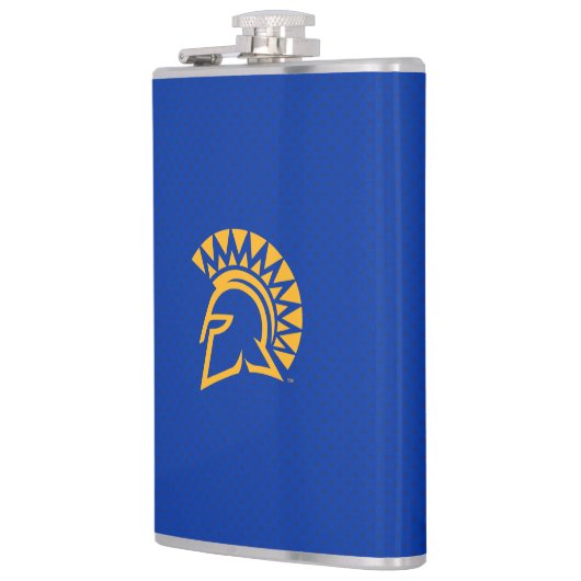 サンノゼの州のSpartansの水玉模様パターン フラスク (左)