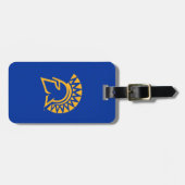 サンノゼの州のSpartansの水玉模様パターン ラゲッジタグ (正面横)