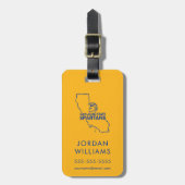 サンノゼの州のSpartans愛 ラゲッジタグ (正面縦)