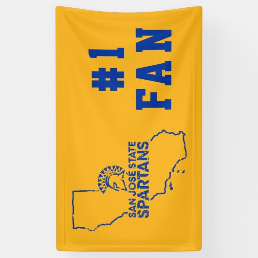 サンノゼの州のSpartans愛 横断幕 (縦)