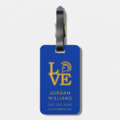 サンノゼの州愛 ラゲッジタグ (裏面縦)