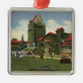 サンノゼの州立大学のキャンパスの眺め メタルオーナメント (正面)