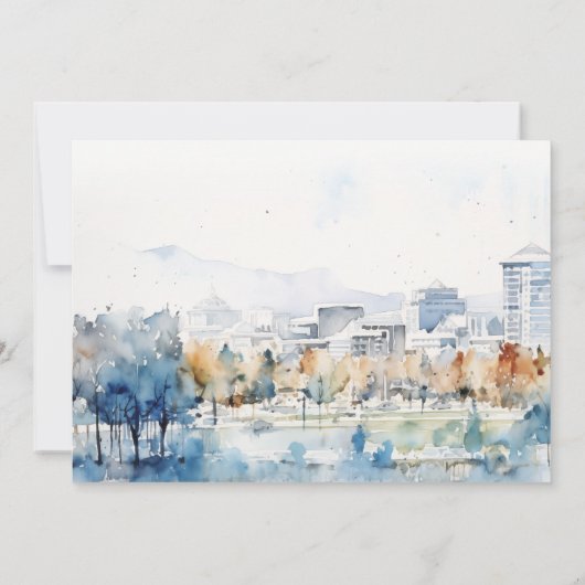 サンノゼカリフォルニアウォーターカラーリハーサルディナー 招待状 (裏面)