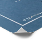 サンノゼライトタワーブループリント ポスター (角)