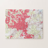 サンノゼヴィンテージの地図（1961年） ジグソーパズル (横)