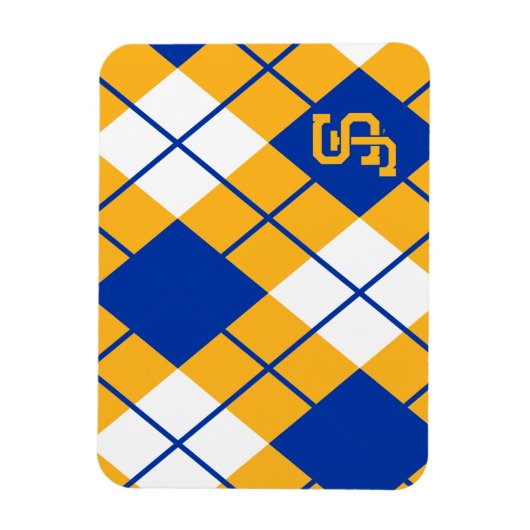 サンノゼ州スパルタンアーガイル マグネット (縦)