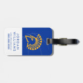 サンノゼ州スパルタンス州バスケットボール ラゲッジタグ (裏面横)