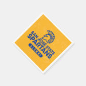 サンノゼ州スパルタン動揺して スタンダードカクテルナプキン (角)