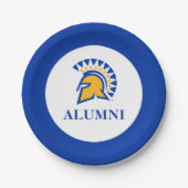 サンノゼ州スパルタン同窓生 ペーパープレート (正面)