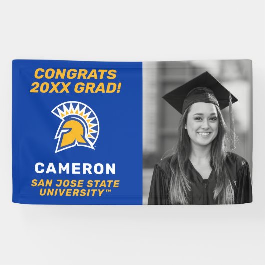 サンノゼ州スパルタン |おめでとうグラード 横断幕 (横)