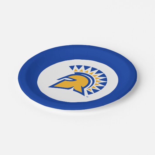 サンノゼ州スパルタン ペーパープレート (アングル)