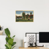 サンノゼ州大学キャンパスのビュー ポスター (ホームオフィス)