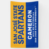 サンノゼ州 |大学院生が参加 横断幕 (縦)