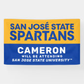 サンノゼ州 |大学院生が参加 横断幕 (横)