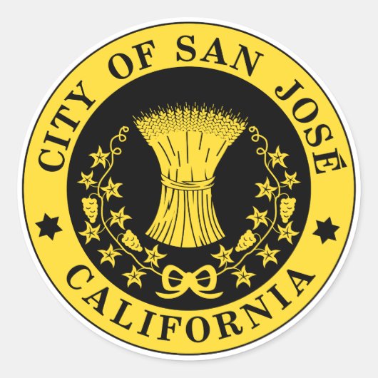 サンノゼ市印章 ラウンドシール (正面)