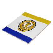 サンノゼ市旗 タイル (側面)