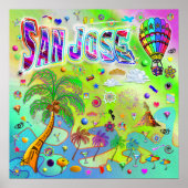 サンノゼ時代を超越したメロディーポスター ポスター (正面)