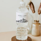 サンノゼ結婚スカイライン ペットボトルラベル