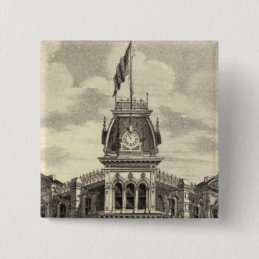 サンノゼ銀行 缶バッジ (正面)