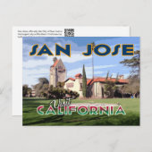 サンノゼ、カリフォルニアを訪問… ポストカード (正面/裏面)