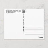 サンノゼ、カリフォルニアを訪問… ポストカード (裏面)