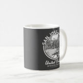サンノゼ – カリフォルニアヴィンテージ コーヒーマグカップ (正面右)