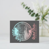 サンノゼ – カリフォルニアヴィンテージ ポストカード (スタンド正面)