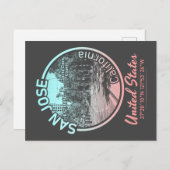 サンノゼ – カリフォルニアヴィンテージ ポストカード (正面/裏面)