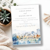 サンノゼ、カリフォルニア州ウォーターカラーウェディングシャワー 招待状