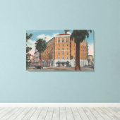 サンノゼ，カリフォルニア州 – ホテルサントクレア キャンバスプリント (インサイチュ (ウッドフロア))