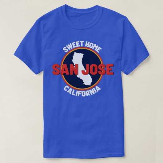 サンノゼ・カリフォルニア1 Tシャツ (デザイン正面)