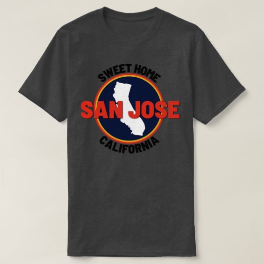 サンノゼ・カリフォルニア2 Tシャツ (デザイン正面)