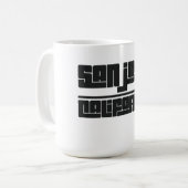 サンノゼ - カリフォルニア コーヒーマグカップ (正面左)