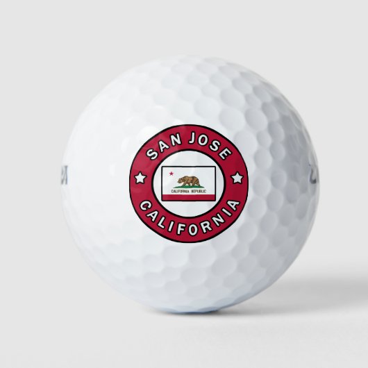 サンノゼ・カリフォルニア ゴルフボール (正面)