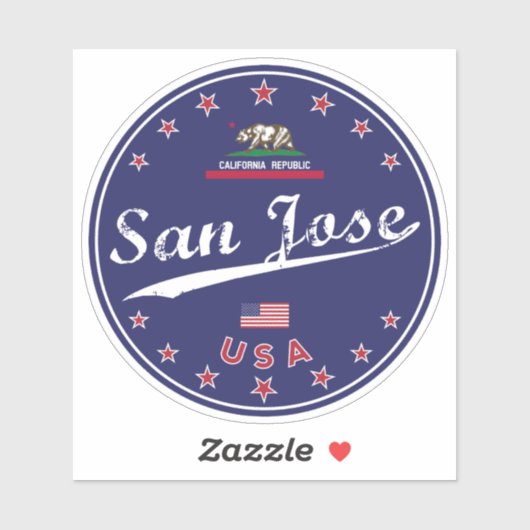 サンノゼ・カリフォルニア シール (シート)