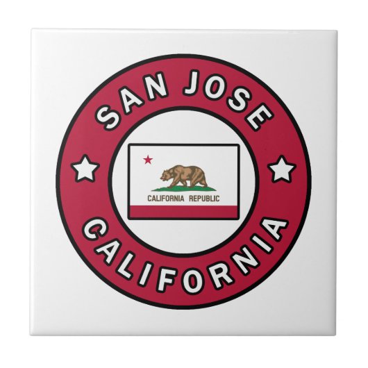サンノゼ・カリフォルニア タイル (正面)
