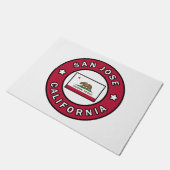 サンノゼ・カリフォルニア ドアマット (アングル)