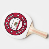 サンノゼ・カリフォルニア 卓球ラケット (横)