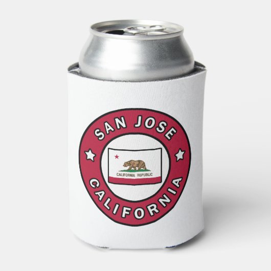 サンノゼ・カリフォルニア 缶クーラー (缶正面)