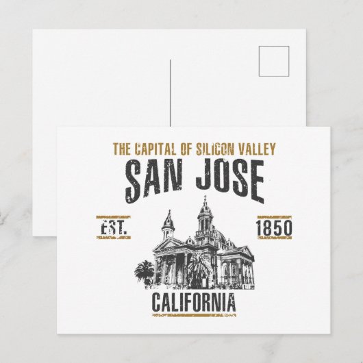 サンノゼ ポストカード (正面/裏面)
